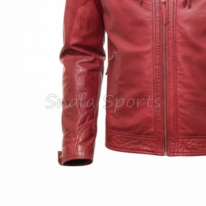Servicios OEM Chaqueta de cuero para hombre de diseño personalizado de alta calidad, nueva chaqueta de cuero para hombre hecha en Pakistán - Product Image 4