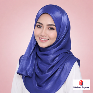Pañuelo Hijab Liso Zimmy Choo de Alta Calidad, Impresión Personalizada, Sensación de Seda, Suave, Envoltura para la Cabeza, Fabricante Textil OEM ODM Personalizado - Product Image 3