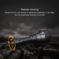 Lampe torche LED rechargeable 3-en-1 OCSHARK H28 RGB 10W, charge USB, lampe tactique, corps en aluminium, pour la chasse et les activités de plein air