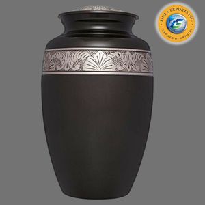"Eternal Transformation" Butterfly Memorial <b>Urn</b> Premium Aluminum Ash Holder with Bronze Butterfly Accents <b>Large</b> Adult Size Funer - Product Image 5