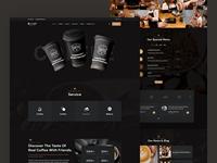 Développement de site Web RoyalCraft Cafe avec commandes en ligne, enregistrement de fidélité, design responsive, présentation de menu, intégration de paiement, SEO