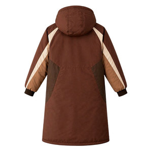 Premium Quality Customized Logo Swim Parka Waterproof Windproof Thermal Hooded Long Coat for Swimming Training and Beach Use - Product Image 4