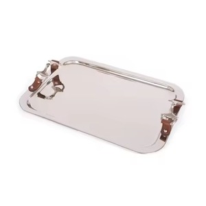 Nouveauté : Plateau de service en métal en forme d'animal avec motif cheval, assiette à dessert fantaisie pour les fêtes - Product Image 2
