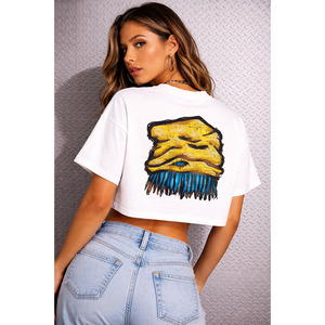 Custom Bulk 100% Cotton Flannel 360g Heavyweight Eco-Friendly Mandarin Collar <b>Belt</b> Closure Short Sleeve Oversized Boxy Fit Shirt - Product Image 4