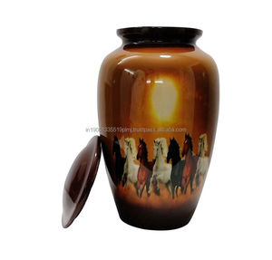 Wholesale Custom Design Aluminium Cremation Urn <b>for</b> Human & Pets <b>Ashes</b> Metal 10" Cremation urns Supplier & <b>Keepsake</b> Urns - Product Image 5