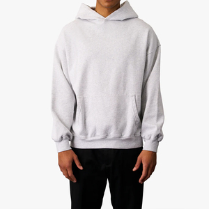 Custom Logo French Terry Thick Heavyweight Oversized Hoodie Men Drop Shoulder Print Pattern Winter Oversized Hoodie OEM <b>Service</b> - Product Image 1