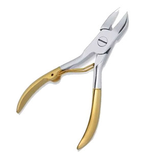 Coupe-ongles d'orteils en acier inoxydable plaqué or, coupe-ongles épais, fabricant et grossiste de coupe-ongles d'orteils - Product Image 5
