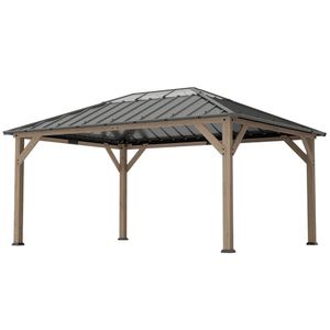 Toldos de Madera de Nogal Claro para Jardines y Playas - Product Image 6