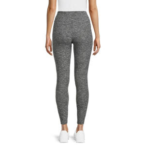 Leggings tricotés taille haute couleur unie, longueur intégrale, extensibles, respirants et confortables pour femme, idéaux pour le yoga et la gym, toutes saisons - Product Image 3