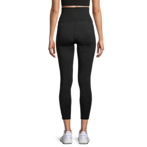 New Design Logo Custom Made Women's High Waist Four-Way Stretch Lightweight Knee Length SpandexPolyester Leggings Small Plus - Product Image 2