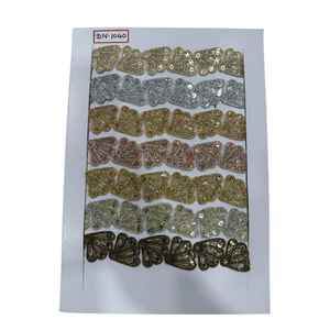 Encaje de algodón bordado de calidad premium hecho con hilos de algodón suaves y duraderos. - Product Image 2