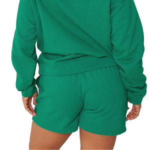 Conjunto de Sudadera con Capucha y Pantalones Cortos Unisex de Alta Calidad, Estilo Casual, por Encima de la Rodilla, con Logotipo Personalizado Bordado o Impreso, 100% Algodón, Venta al Por Mayor - Product Image 4