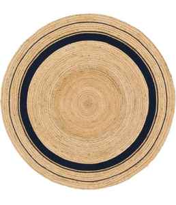 Non-Slip Area <b>Rug</b> for Bedroom & Living Room made of Jute 100% Eco Friendly <b>Rugs</b> - Product Image 4