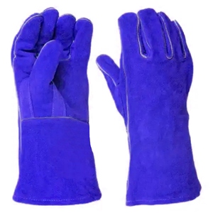 Premium Quality Cowhide Leather Welding Gloves Comfortable Split <b>Cow</b> Leather Protection Reinforced Safety Gloves for Working - Product Image 6