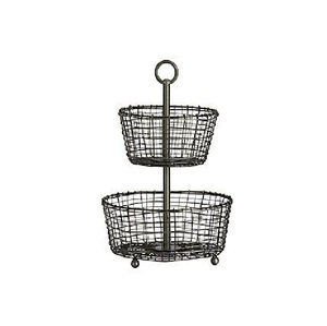 Nouvelle Arrivée Panier de Rangement en Fil de Fer pour Comptoir de Cuisine, Étagère à Fruits et Légumes à Niveaux, Durable, Taille et Forme Personnalisables - Product Image 3