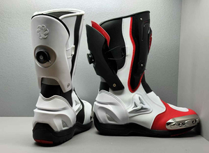 Bottes de moto de course personnalisables, longues, imperméables, respirantes, légères, de haute qualité, en cuir véritable - Product Image 3
