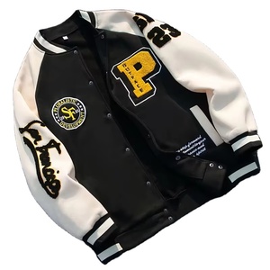 Veste universitaire vintage pour homme, veste de baseball, prix de gros, vente chaude, streetwear avec broderie unique, veste streetstyle - Product Image 1