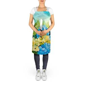 Multicolor Large Adult Unisex Watercolor Hydrangeas <b>Apron</b> for Cooking Baking Crafts <b>Gardening</b>-Kitchen Server - Product Image 5