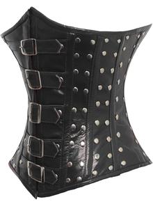 คอร์เซ็ตของผู้หญิงวินเทจชุดกระชับสัดส่วนเซ็กซี่แบบโอเวอร์บัสท์คอร์เซ็ทหนังระบายอากาศทันสมัยสำหรับขนาดใหญ่พิเศษ - Product Image 2