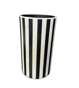 Vase à fleurs moderne au meilleur prix, qualité supérieure, vase de sol en métal pour la décoration de la maison et de mariage, incrustation en os - Product Image 5
