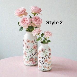 Fantástico Florero de Cerámica con Diseño Floral Shabby Chic, Decoración de Mesa de 8-16 Pulgadas, Esmalte Pintado, Exquisito y Duradero - Product Image 6