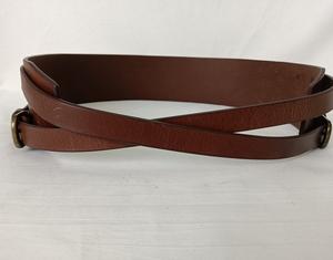 Cinturón de Cuero Genuino de Vaca con Hebilla de Aleación Estilo Western, Elegante, Duradero y Versátil para Abrigo - Product Image 2