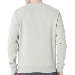 Sudadera de Felpa de Algodón Lisa, con Cuello Redondo, Personalizable con Impresión y Bordado, Transpirable, para Hombre - Product Image 3