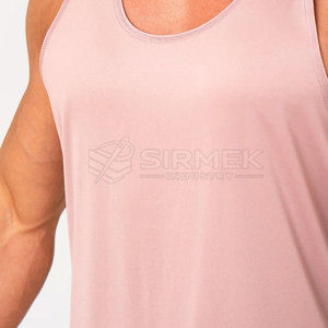 Camiseta sin mangas moderna para hombre, que absorbe la humedad y se seca rápidamente, para gimnasio, ejercicio, fitness, actividades al aire libre, ropa informal, fabricante. - Product Image 5