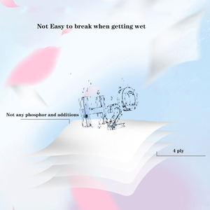 Sanita-Pañuelo facial Suave estampado, tejido de madera virgen ecológico - Product Image 5