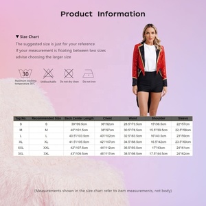 Abrigo de Halloween para <span class=keywords><strong>mujer</strong></span>, esmoquin frontal abierto de manga larga, ropa de abrigo, <span class=keywords><strong>disfraz</strong></span> de <span class=keywords><strong>mago</strong></span> Ringmaster para disfraces de escenario, desfile, ropa de discoteca - Product Image 6