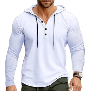 Summer Men's <b>Linen</b> <b>Shirt</b> Solid Streetwear Long <b>Sleeve</b> Hoodie Clothing for Men Button Tops Casual Loose Men Hooded <b>Shirt</b> - Product Image 4