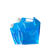 Sac de stockage alimentaire transparent avec bec verseur et poignée, imprimé avec logo personnalisé, idéal pour l'emballage de riz, d'eau et de liquides – Offre Spéciale