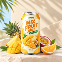 Meilleur fabricant de boissons Datafa OEM/ODM, jus de mangue sans sucre, vente en gros, emballage en canettes d'aluminium
