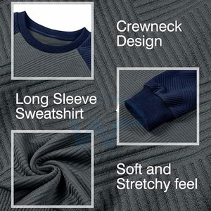 Nouveau sweat-shirt décontracté pour homme en coton 100% pour l'hiver - Couleurs et tailles personnalisables - Vente chaude - Product Image 5