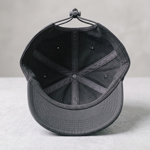 Unisex Black 6-Panel Baseball Cap Breathable Mesh Fitted <b>Hat</b> Solid Color Outdoor Casual Spring <b>Summer</b> Adjustable - Product Image 5