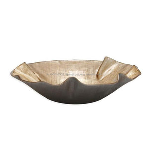 Bol de service à dessert couleur noir et or de qualité supérieure Bol à chocolat de taille personnalisée au design attrayant à vendre d'Inde - Product Image 2