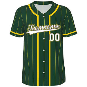 Jersey de Béisbol y Sóftbol para Hombre, Cuello en V, Manga Corta, Corte Regular/Ajustado, 100% Algodón Orgánico, Secado Rápido, Antibacterial, Protección UV, Superventas - Product Image 3