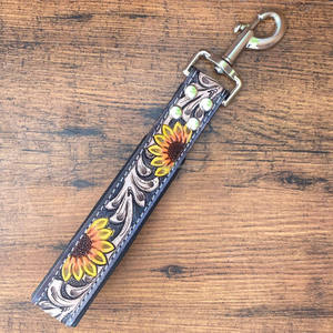 สายจูงแบบสั้นสำหรับฝึกสุนัขสายหนังวัวใช้มือออกแบบได้ตามต้องการ - Product Image 2