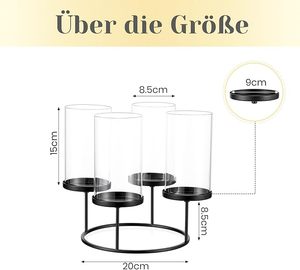 Centre de table de Noël magique personnalisable, conçu pour les réunions de famille, avec un style de décoration de table saisonnière élégant - Product Image 2