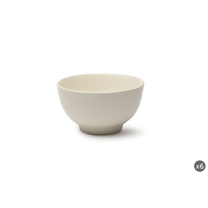 Set di 6 Ciotole in Ceramica Bianche Excelsa 14x8x14 Cm - Ciotole alla Moda - Product Image 3