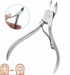 Silver Stainless Steel Toenail Clippers <b>Cutters</b> <b>Nail</b> Nipper Podiatry Heavy Duty <b>Thick</b> Fungus <b>Nail</b> Tool Finger Easy Handle - Product Image 4