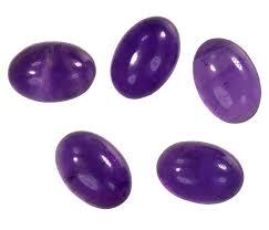 Pierre précieuse en améthyste violette de 7*9MM, cabochon ovale taillé, qualité supérieure, vente en gros, pour la fabrication de bijoux - Product Image 2