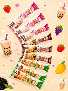 OEM JOPY 300g Long Strip Gummy Candy Fruity Flavor Multi-Colored Certified <b>Bag</b> Packaging 12 Months Shelf Life ISO 22000 - Product Image 4