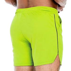 Pantalones Cortos Deportivos de Pana 100% Poliéster de Alta Calidad para Hombre, Ecológicos, Transpirables, Teñidos Lisos, con Logotipo Personalizado, Cintura Media, Casuales - Product Image 6