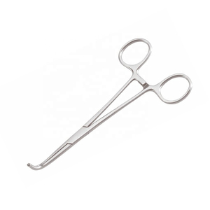 Pinzas Heaney de Acero Inoxidable, Instrumento Quirúrgico, Pinza Curva para Procedimientos Ginecológicos y de Cirugía General - Product Image 4