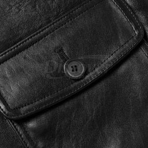 Chaqueta de cuero estilo bomber a bajo precio, ropa de calle de alta calidad, chaquetas de cuero para hombre para invierno, hechas en Pakistán. - Product Image 6