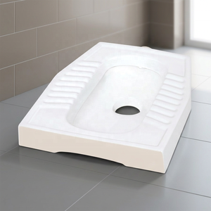 WC moderne Vistaar en céramique blanche, type Orissa, qualité supérieure pour l'exportation - Product Image 2