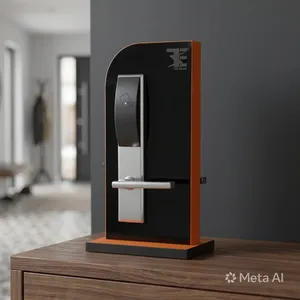 Serrure de porte électronique RFID pour hôtel TES-703 SSB en acier inoxydable de qualité supérieure avec système d'entrée sans clé sécurisé - Product Image 5