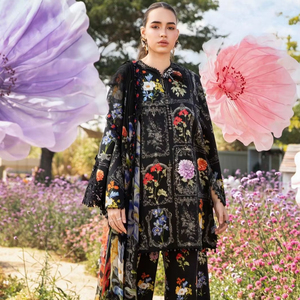 Colección Formal Maria B, Vestidos de Chifón con Bordado Intenso y Estampado de 3 Piezas por SSUMAIRA COLLECTION, Disponibilidad Limitada - Product Image 1