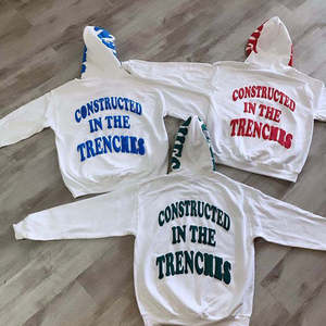Sudadera con Capucha Estampada Puff de Estilo Urbano para Hombre, Vintage, de Otoño, de Corte Holgado y Oversize, Personalizada, de Alto Gramaje 500gsm - Product Image 3